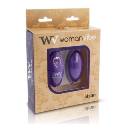 Alsan Œuf Télécommande Noir Silicone Violet