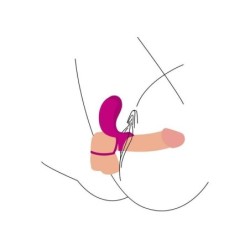 Vibracijski obroček za pare Fuchsia