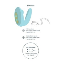 Stimulateur de préliminaires pour couples Menthe