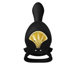 Bayek Вибриращ Пръстен с Дистанционно Управление за Двойки Черен