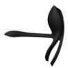 Bayek Anillo Vibrador Control Remoto Parejas Negro