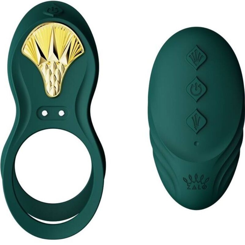 Bayek Inel Vibrator Telecomandă Cupluri Verde