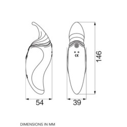 Hero Personlig Massager Pulse Wave Lilla