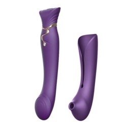 Queen Set Pulse Wave Clit Stim Vijolična