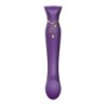 Queen Set Pulse Wave Clit Stim Lila