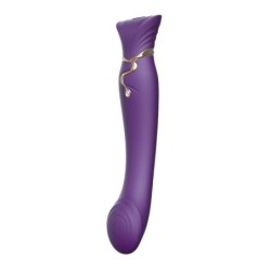 Queen Set Pulse Wave Clit Stim Fialová