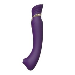 Queen Set Pulse Wave Clit Stim Fialová