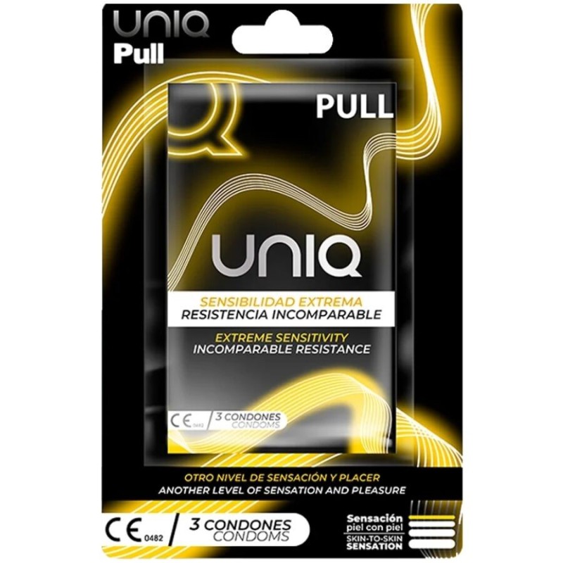 Pull Preservativos Com Tiras Sem Látex 3 Unidades