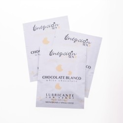 20 Monodosis De Lubricante Con Sabor A Chocolate Blanco 5Ml Tentación Play Sex