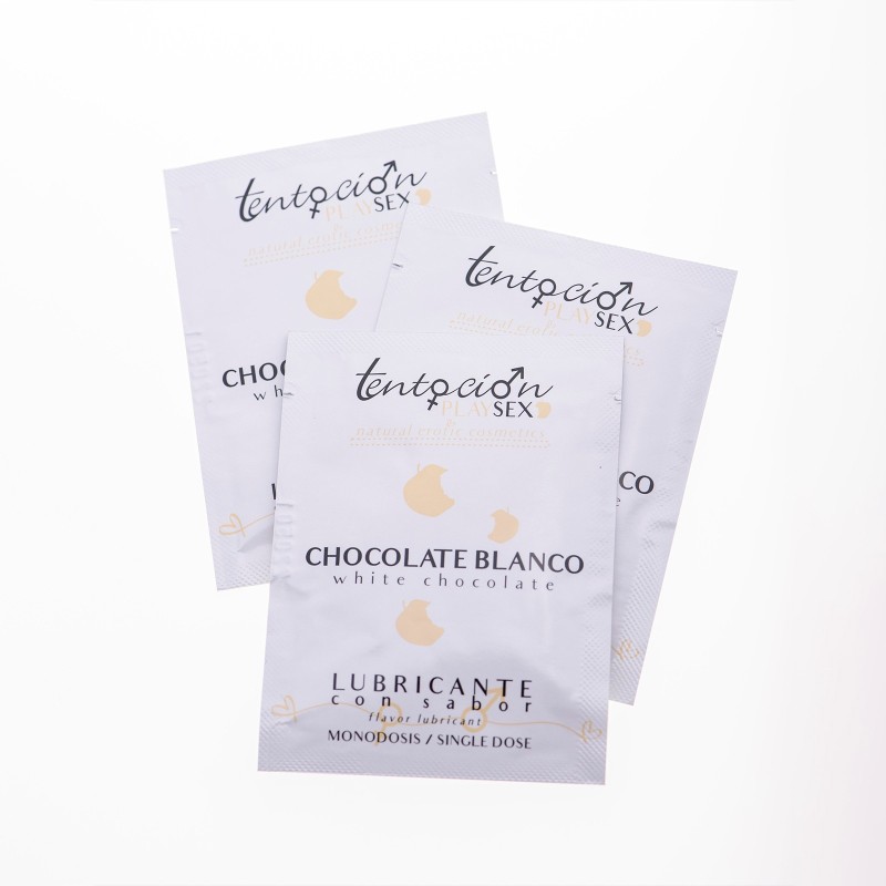 20 Monodoses De Lubrificante Com Sabor A Chocolate Branco 5Ml Tentação Play Sex 20 Monodoses De Lubrificante Com Sabor A Chocolate Branco 5Ml Tentação Play Sex