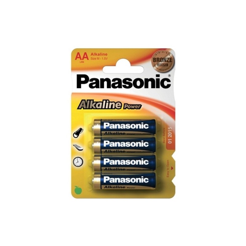 4 AA Alkaline Batterien Panasonic 4 AA Alkaline Batterien Panasonic