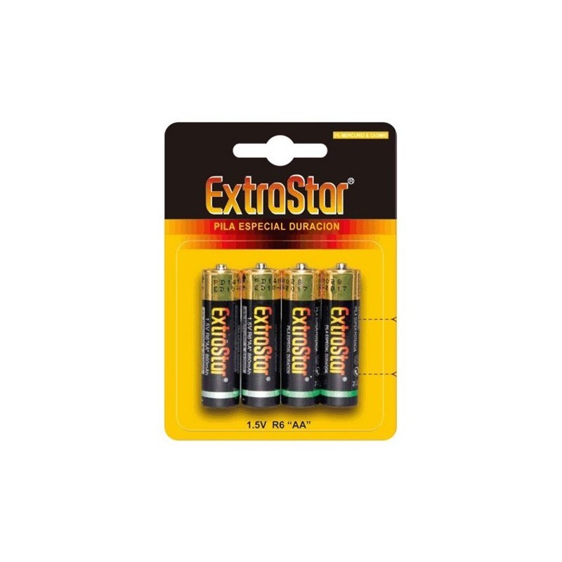 4 Baterijas Aa Extrastar