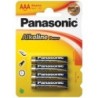 4 Pilas Aaa Alcalinas Panasonic