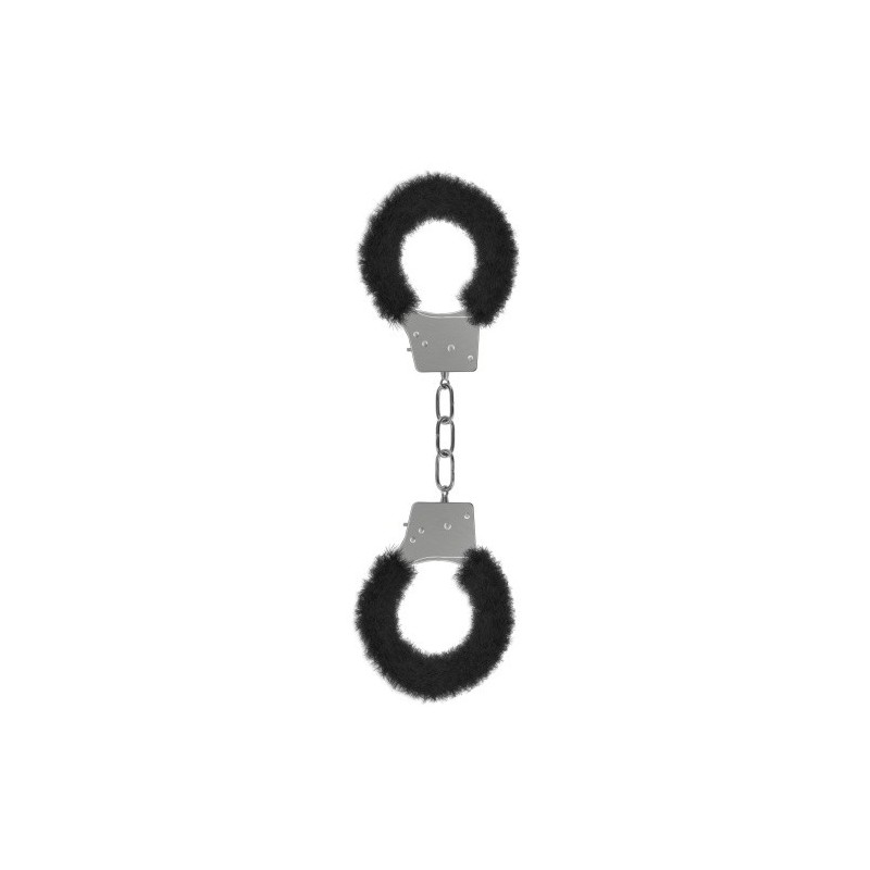 Kajdanki z Pluszem Beginner'S Furry Handcuffs Czarne