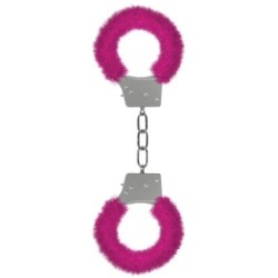Algemas Com Pelúcia Beginner'S Furry Handcuffs Rosa