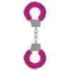 Algemas Com Pelúcia Beginner'S Furry Handcuffs Rosa