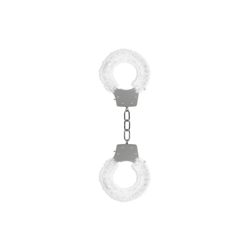 Aproces ar plīša Pleasure Furry Handcuffs Baltas Aproces ar plīša Pleasure Furry Handcuffs Baltas