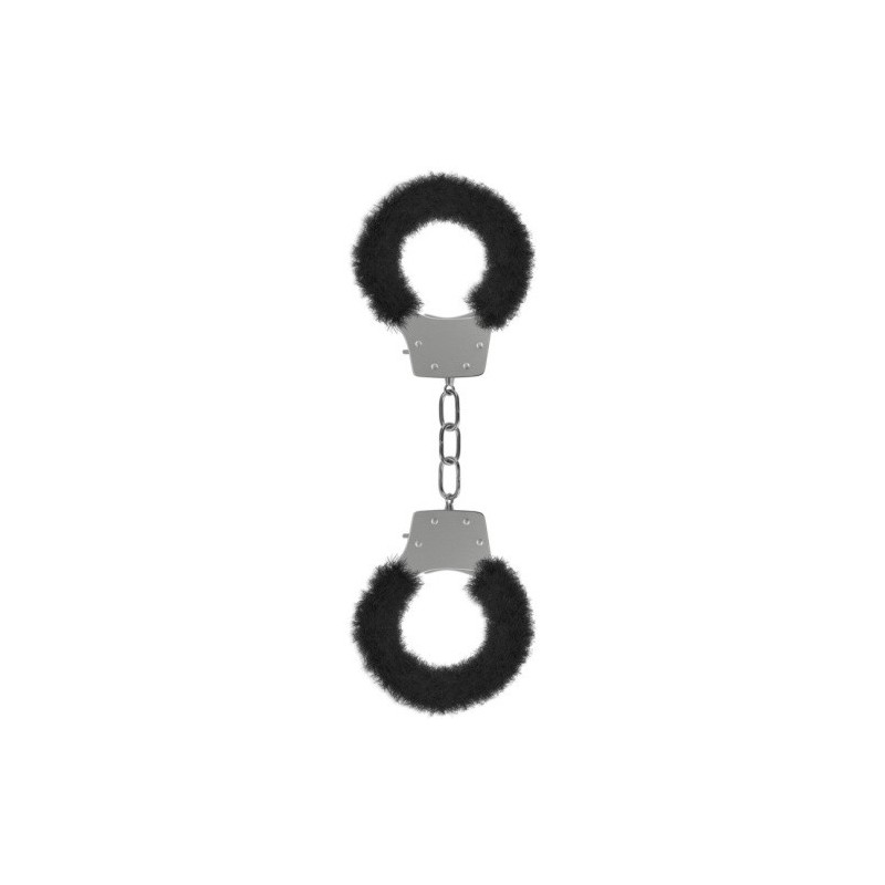 Algemas Com Pelúcia Pleasure Furry Handcuffs Pretas