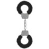 Algemas Com Pelúcia Pleasure Furry Handcuffs Pretas