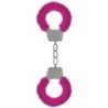 Algemas Com Pelúcia Pleasure Furry Handcuffs Rosa