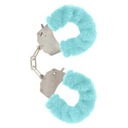 Esposas De Felpa Furry Fun Azul Claro Toyjoy