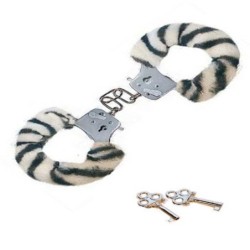 Toyjoy Zebra Furry Fun Plüss Bilincs