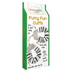 Menottes en Peluche Furry Fun Zèbre Toyjoy