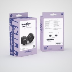 Menottes En Cuir Bondage Love Crushious Noires