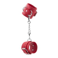 Handbojor i läder Bondage Love Crushious Röda
