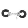 Kajdanki z pluszu Love Cuffs Crushious Czarne