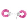 Χειροπέδες από βελούδο Love Cuffs Crushious Ροζ