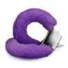 Kajdanki z Pluszu Love Cuffs Crushious Fioletowe