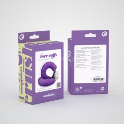 Плюшени белезници Love Cuffs Crushious лилави