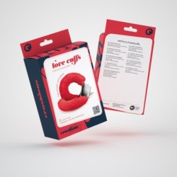 Menottes en Peluche Love Cuffs Crushious Rouges
