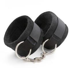 Algemas de Velcro Tough Love Com Corrente de 40Cm Extra Crushious Pretas