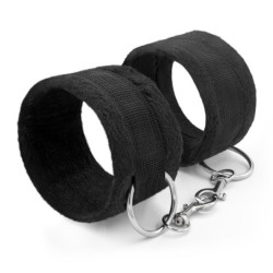 Algemas de Velcro Tough Love Com Corrente de 40Cm Extra Crushious Pretas