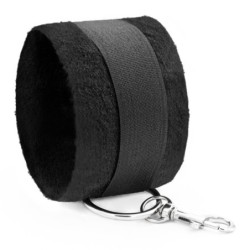 Algemas de Velcro Tough Love Com Corrente de 40Cm Extra Crushious Pretas