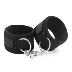 Algemas de Velcro Tough Love Com Corrente de 40Cm Extra Crushious Pretas