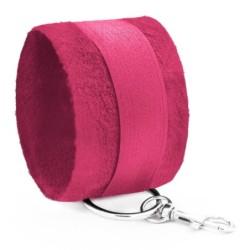 Tough Love Velcro Handschellen mit 40cm Extra Crushious Kette Rosa