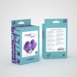 Algemas de Velcro Tough Love Com Corrente de 40Cm Extra Crushious Roxas
