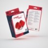 Algemas de Velcro Tough Love Com Corrente de 40Cm Extra Crushious Vermelhas