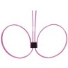 Manette usa e getta in plastica Ouch! Zip Tie Cuffs Extended Rosa