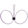 Manette usa e getta in plastica Ouch! Zip Tie Cuffs Extended Viola