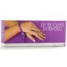 Menottes Jetables en Plastique Ouch! Zip Tie Cuffs Extended Violettes