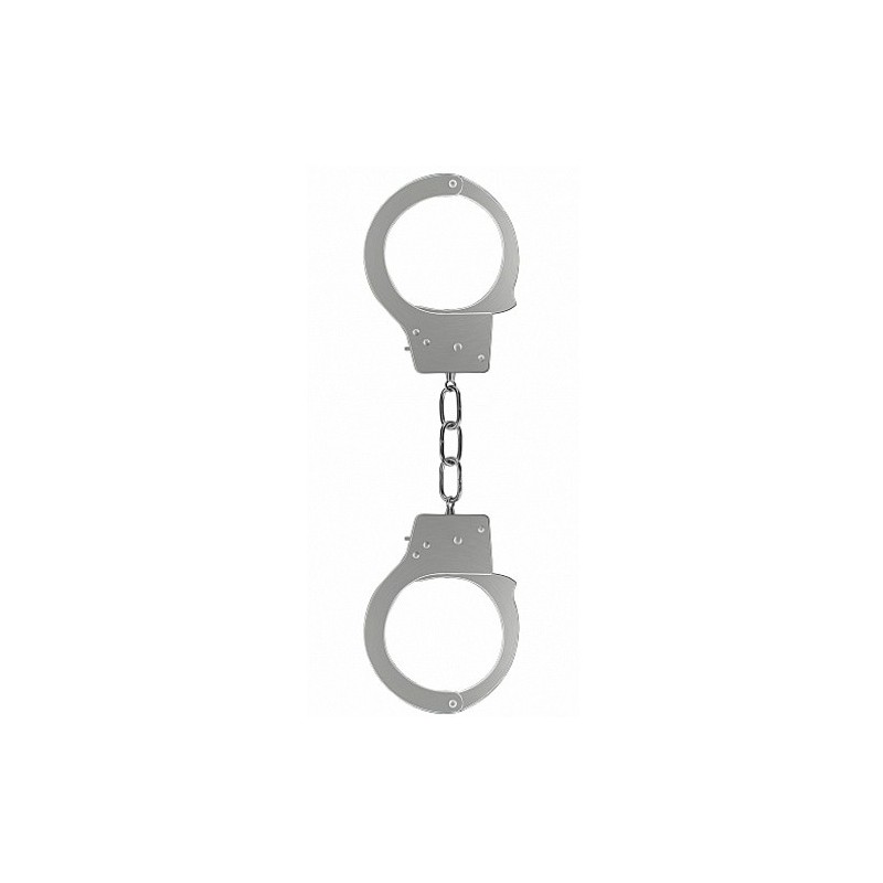 Lisice iz kovine Beginner's Handcuffs srebrne