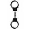 Algemas De Metal Beginner'S Handcuffs Pretas