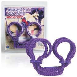 Esposas Para Los Tobillos Japanese Silk Love Rope Moradas