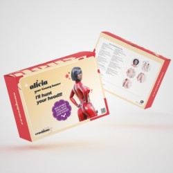 Alicia La Caza Recompensas Mulatta Crushious -puhallettava nukke