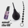 Anal Thrill Analni Tuš 90Ml Z Analnim Lubrikantom 50Ml In Analna Verižica Z 10 Perlami Crushious