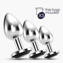 Anal Train Trio Bijou Черен Crushious С Безплатни Индивидуални Торбички